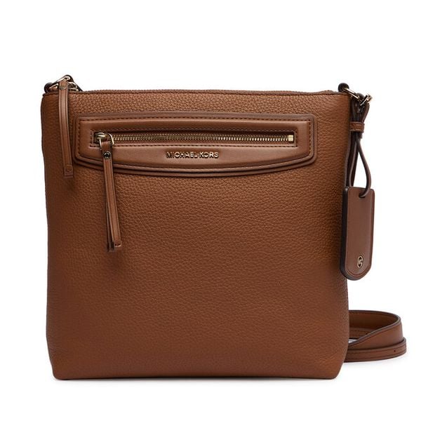Torebka MICHAEL Michael Kors. Brązowe listonoszki MICHAEL Michael Kors, bez wzorów, bez dodatków. Za 761.99 zł.