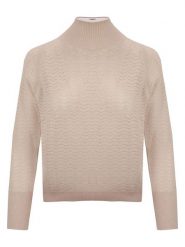 Malo Optimum Sweter w kolorze jasnoróżowym rozmiar: S. Brązowe swetry Malo Optimum, s, bez wzorów, z kaszmiru, bez ramiączek. Za 304.99 zł.