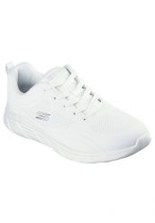 Buty SKECHERS BOBS B FLEX LO COOL EASE Biały. Białe trekkingi Skechers, z materiału, trekkingowe. Za 241.99 zł.