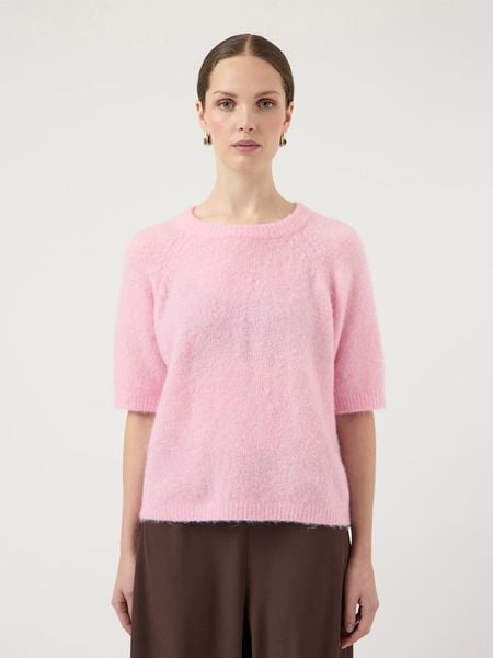 YAS Sweter w kolorze jasnoróżowym rozmiar: S. Różowe swetry YAS, s, bez wzorów, bez ramiączek. Za 109.26 zł.