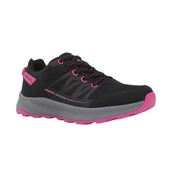 Buty trekkingowe damskie LUMBERJACK RISER. Czarne trekkingi Lumberjack, z materiału, trekkingowe. Za 269.99 zł.