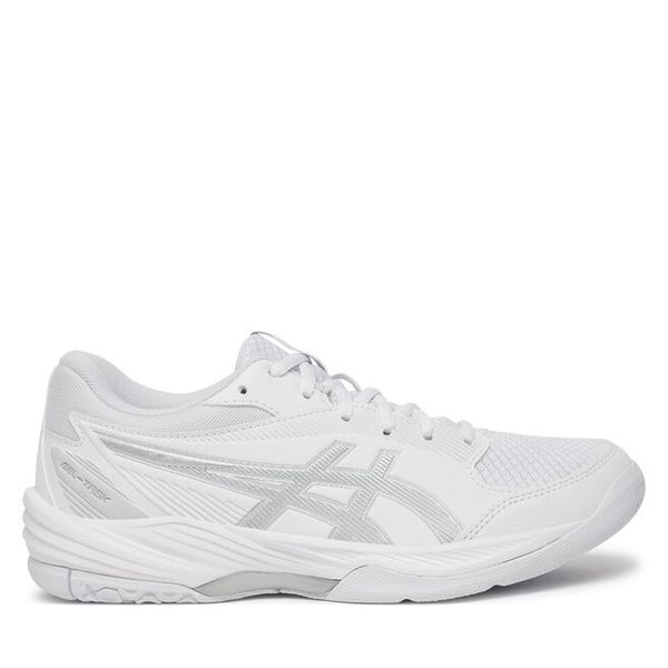 Buty halowe Asics. Białe obuwie sportowe Asics, bez zapięcia. Za 399.99 zł.
