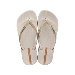 Japonki plażowe damskie Ipanema Anat Lolita Fem. Brązowe klapki Ipanema, bez wzorów, bez obcasa. Za 79.99 zł.