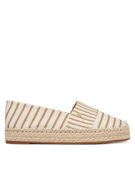 Tommy Hilfiger Espadryle Th Platform Espadrille Stripes FW0FW09143 Beżowy. Brązowe espadryle TOMMY HILFIGER, bez wzorów, z materiału, bez obcasa, bez zapięcia. Za 262.99 zł.