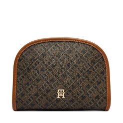 Kosmetyczka Tommy Hilfiger. Czarne kufry i kosmetyczki TOMMY HILFIGER, bez wzorów, bez dodatków. Za 289.99 zł.
