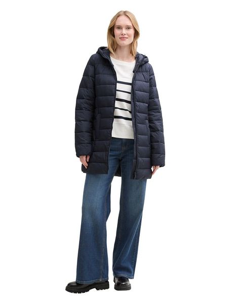 Tom Tailor Płaszcz pikowany w kolorze granatowym rozmiar: XL. Niebieskie płaszcze Tom Tailor, xl, bez wzorów, bez kaptura. Za 130.99 zł.