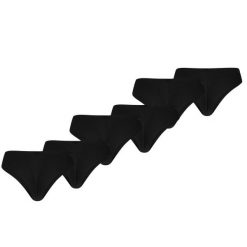 Figi damskie brazylijskie Microfiber 6-pak czarne. Czarne figi Puma, bez wzorów, z elastanu. Za 286.22 zł.