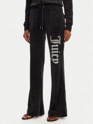 Juicy Couture Spodnie dresowe Layla JCBBJ125806 Czarny Regular Fit. Czarne spodnie dresowe Juicy Couture, m, bez wzorów, z dresówki. Za 289.99 zł.