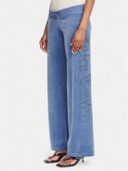 Juicy Couture Spodnie dresowe Old Gothic JCWBJ226334 Niebieski Regular Fit. Niebieskie spodnie dresowe Juicy Couture, s, bez wzorów, z dresówki. Za 379.99 zł.