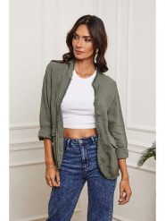 La Compagnie Du Lin Lniany kardigan "Ebissal" w kolorze khaki rozmiar: XXL. Brązowe kardigany La Compagnie Du Lin, xxl, bez wzorów, ze lnu. Za 176.95 zł.