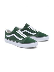 Vans Sneakersy "Old Skool" w kolorze zielonym rozmiar: 35. Zielone trampki Vans, bez wzorów, z materiału, bez zapięcia. Za 127.95 zł.