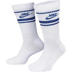 SKARPETY Nike Everyday Essential, Dla obu płci. Białe skarpety Nike, bez wzorów, z poliesteru. Za 290.00 zł.
