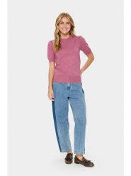 SAINT TROPEZ Sweter w kolorze jasnoróżowym rozmiar: XL. Różowe swetry Saint Tropez, xl, bez wzorów, bez ramiączek. Za 69.99 zł.