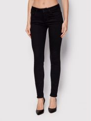 Guess Jeansy Annette W2YA99 D4PZ1 Czarny Skinny Fit. Czarne jeansy Guess, z aplikacjami. Za 259.99 zł.