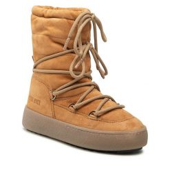 Śniegowce Moon Boot. Brązowe trapery i śniegowce Moon Boot. Za 1,419.00 zł.