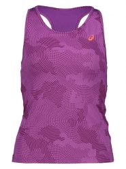 Asics Top sportowy w kolorze fioletowym rozmiar: S. Różowe koszulki sportowe Asics, bez wzorów, bez ramiączek, outdoorowe. Za 69.75 zł.