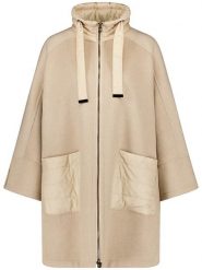 Gerry Weber Płaszcz przejściowy w kolorze beżowym rozmiar: 40. Brązowe płaszcze Gerry Weber, bez wzorów, z wełny, bez kaptura. Za 440.28 zł.