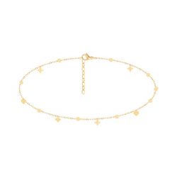 Bransoletka na kostkę Etincelle, pozłacana. Bransoletki Lilou, pozłacane. Za 229.00 zł.