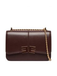 Elisabetta Franchi Torebka BS-91A-61E2-V390 Brązowy. Brązowe listonoszki Elisabetta Franchi, bez wzorów, ze skóry, bez dodatków. Za 1,659.99 zł.