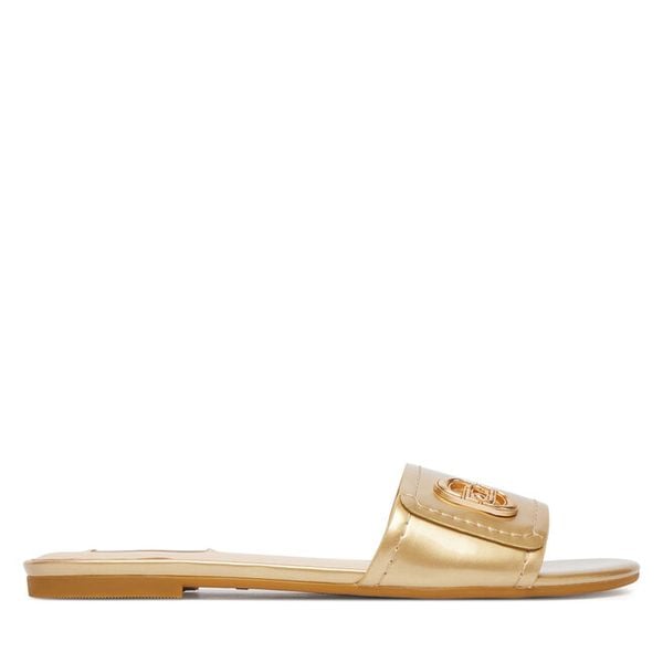 Klapki Liu Jo. Żółte klapki Liu Jo, bez wzorów, bez obcasa. Za 419.99 zł.