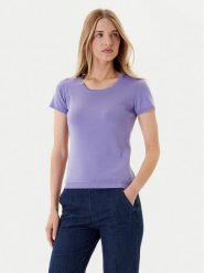 United Colors Of Benetton T-Shirt 1091D1M10 Fioletowy Regular Fit. Fioletowe t-shirty United Colors of Benetton, m, bez wzorów, z bawełny, bez kołnierzyka, bez ramiączek. Za 149.99 zł.