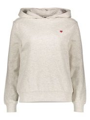 ONLY Bluza w kolorze kremowym rozmiar: XS. Brązowe bluzy Only, xs, bez wzorów, z kapturem. Za 86.99 zł.