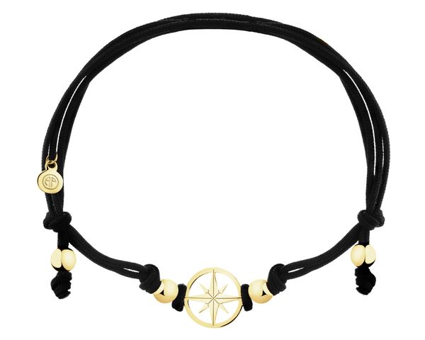 Bransoletka z elementami z żółtego złota - kompas. Żółte bransoletki Apart, złote. Za 619.00 zł.