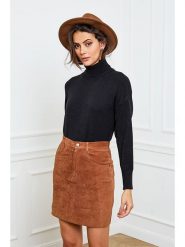 Joséfine Golf "Elona" w kolorze czarnym rozmiar: S. Czarne golfy Joséfine, s, bez wzorów, z kaszmiru, bez ramiączek. Za 244.80 zł.