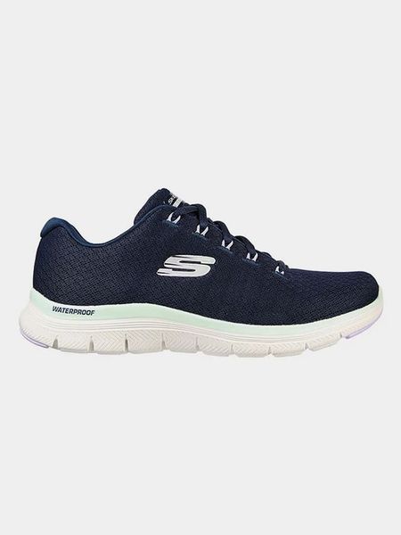 Skechers Sneakersy w kolorze granatowym rozmiar: 36. Niebieskie trampki Skechers, bez wzorów, bez zapięcia. Za 187.96 zł.