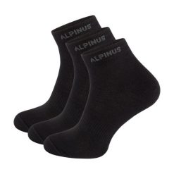 Skarpety trekkingowe dla dorosłych Alpinus Puyo 3pack czarne. Czarne skarpety Alpinus, bez wzorów. Za 39.00 zł.