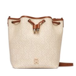 Torebka Tommy Hilfiger. Brązowe torebki klasyczne TOMMY HILFIGER, bez wzorów, bez dodatków. Za 699.99 zł.