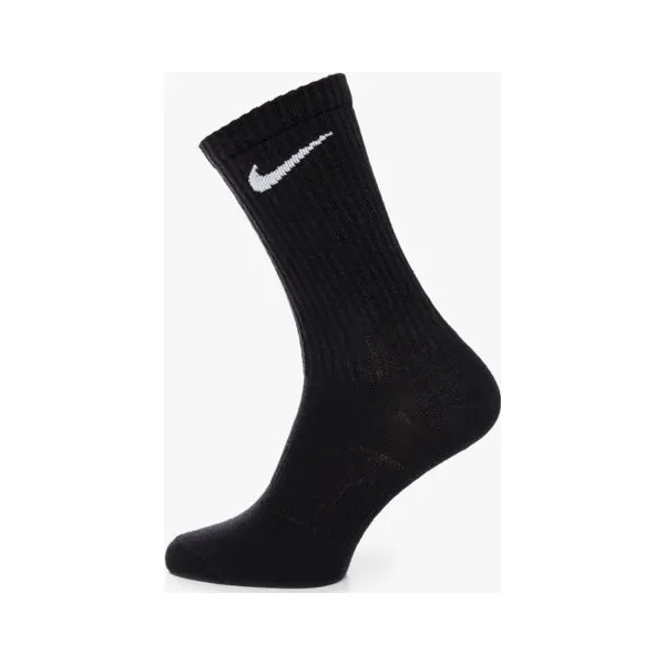 Nike Skarpety 3Ppk Crew Black , czarny, rozmiar M. Czarne skarpety Nike, bez wzorów, z bawełny. Za 39.99 zł.