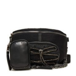 Torebka Steve Madden. Czarne listonoszki Steve Madden, bez wzorów, bez dodatków. Za 269.99 zł.