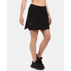 Praktyczna spódnica outdoorowa Kilpi NINA-W. Czarne spódnice Kilpi, bez wzorów, z nylonu. Za 344.59 zł.