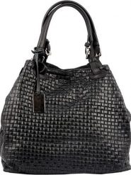 Florence Bags Skórzana torebka "Free" w kolorze czarnym - 31 x 29 x 32 cm rozmiar: onesize. Czarne torby na ramię Florence Bags, bez wzorów, z materiału, przez ramię, bez dodatków. Za 328.65 zł.