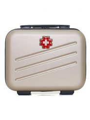 SWISS KOPPER Kosmetyczka "Zurich" w kolorze beżowym - 30 x 23 x 16 cm rozmiar: onesize. Brązowe kufry i kosmetyczki SWISS KOPPER, bez wzorów, z materiału, bez dodatków. Za 73.99 zł.