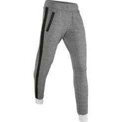 Spodnie dresowe, długie bonprix czarny melanż. Spodnie dresowe marki bonprix. Za 49.99 zł.