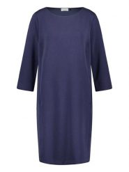 Gerry Weber Sukienka w kolorze granatowym rozmiar: 46. Niebieskie sukienki Gerry Weber, na co dzień, bez wzorów, bez kołnierzyka, bez ramiączek, midi, proste. Za 167.28 zł.