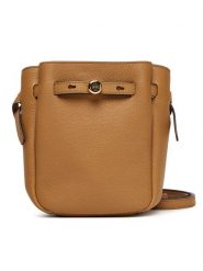 Tory Burch Torebka Romy Small 171002 Brązowy. Brązowe listonoszki Tory Burch, bez wzorów, ze skóry, bez dodatków. Za 1,619.00 zł.