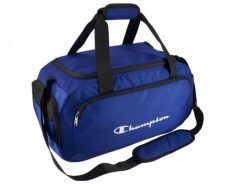 TORBA CHAMPION SPORTOWA 802391-BS003 na siłownię fitness trening basen. Niebieskie torby na ramię Champion, bez wzorów, z materiału, sportowe, do ręki, małe, z nadrukiem, bez dodatków. Za 169.00 zł.