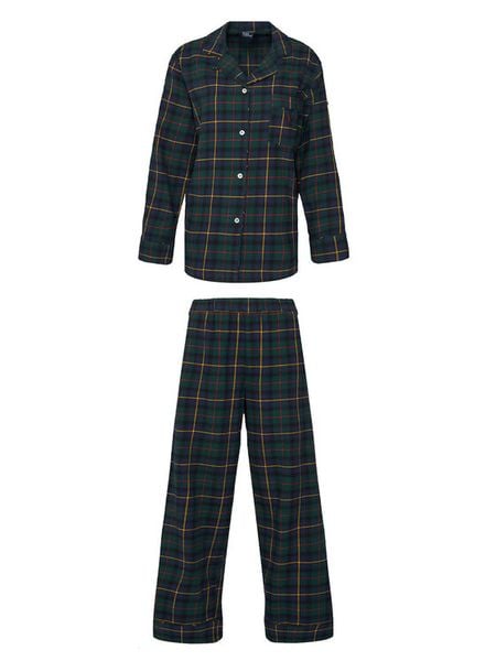 Polo Ralph Lauren Piżama 4P8043 Zielony Relaxed Fit. Zielone piżamy Polo Ralph Lauren, bez wzorów, z bawełny, bez ramiączek. Za 799.99 zł.