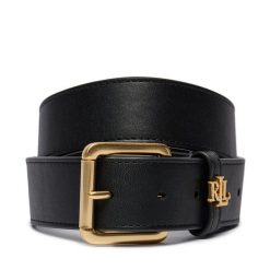 Pasek Damski LAUREN RALPH LAUREN. Czarne paski Lauren Ralph Lauren, bez wzorów. Za 449.99 zł.