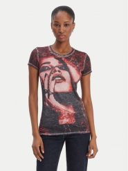 Guess T-Shirt W6RI50 KCCG0 Kolorowy Regular Fit. T-shirty Guess, s, z aplikacjami, z syntetyku, bez kołnierzyka, bez ramiączek. Za 199.99 zł.