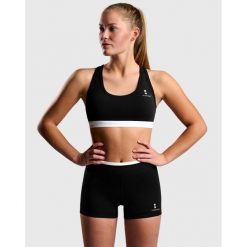 Stanik Fitness Pro 2.0 - Czarny. Czarne bielizna sportowa NORDICDOTS, s, bez wzorów, z elastanu. Za 150.00 zł.