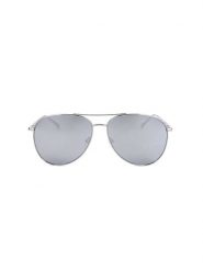 Longchamp Damskie okulary przeciwsłoneczne w kolorze srebrnym rozmiar: 59. Szare okulary przeciwsłoneczne Longchamp, bez wzorów, z tworzywa sztucznego. Za 266.66 zł.
