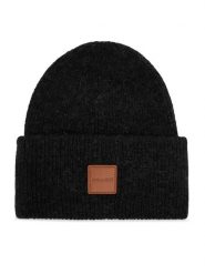 Coach Czapka CU825 Czarny. Czarne czapki Coach, bez wzorów, z wełny. Za 409.99 zł.