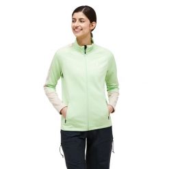 Bluza Peak Performance damska Rider Zip Jacket zielona - L. Zielone bluzy sportowe Peak Performance, l, bez wzorów, bez kaptura. W wyprzedaży za 559.00 zł.