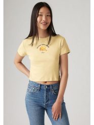 Levi's Koszulka w kolorze żółtym rozmiar: S. Żółte bluzki Levi's®, s, bez wzorów, z bawełny, bez kołnierzyka, bez ramiączek. Za 93.07 zł.