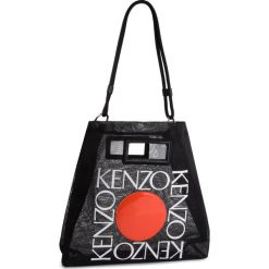 Torebka KENZO - F952SA520F08 Black 99. Czarne shopper Kenzo, bez wzorów, z materiału, bez dodatków. W wyprzedaży za 769.00 zł.
