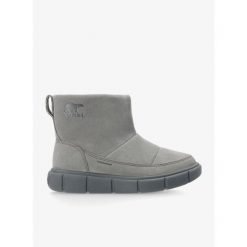 Buty zimowe damskie Sorel Explorer III Slip-On WP. Szare trekkingi Sorel, trekkingowe. Za 424.99 zł.
